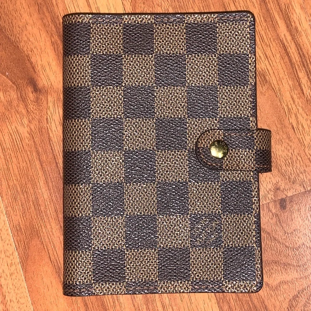 Authentic Louis Vuitton Damier Small Ring Agenda Cover
